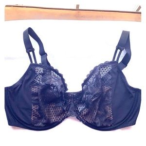 Simone Perele Ceylan Full Cup - 40E, black w/nude